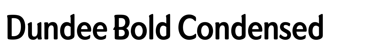 Dundee Bold Condensed
